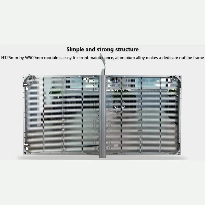TechnoLED Trans-eyes Traditional Transparent Glass LED Display